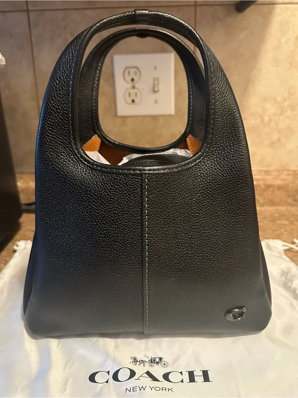 Coach Lana 23 Black Leather